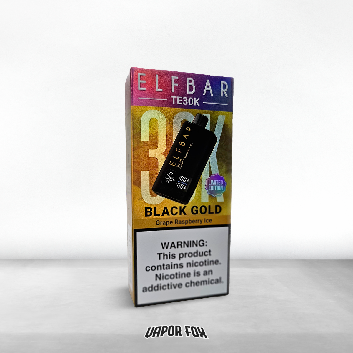 ELFBAR 30.000 PUFF BLACK GOLD