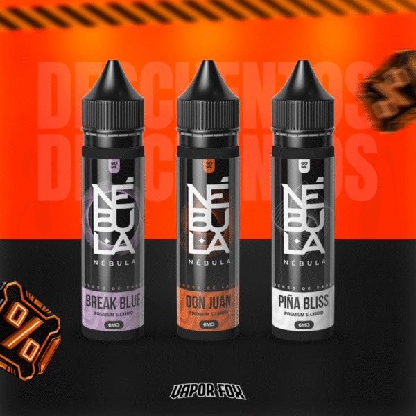 PROMO 3 LÍQUIDOS NEBULA 60ML