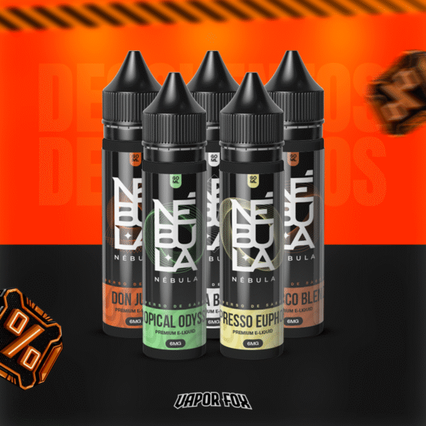 PROMO 5 LIQUIDOS NEBULA 60ML